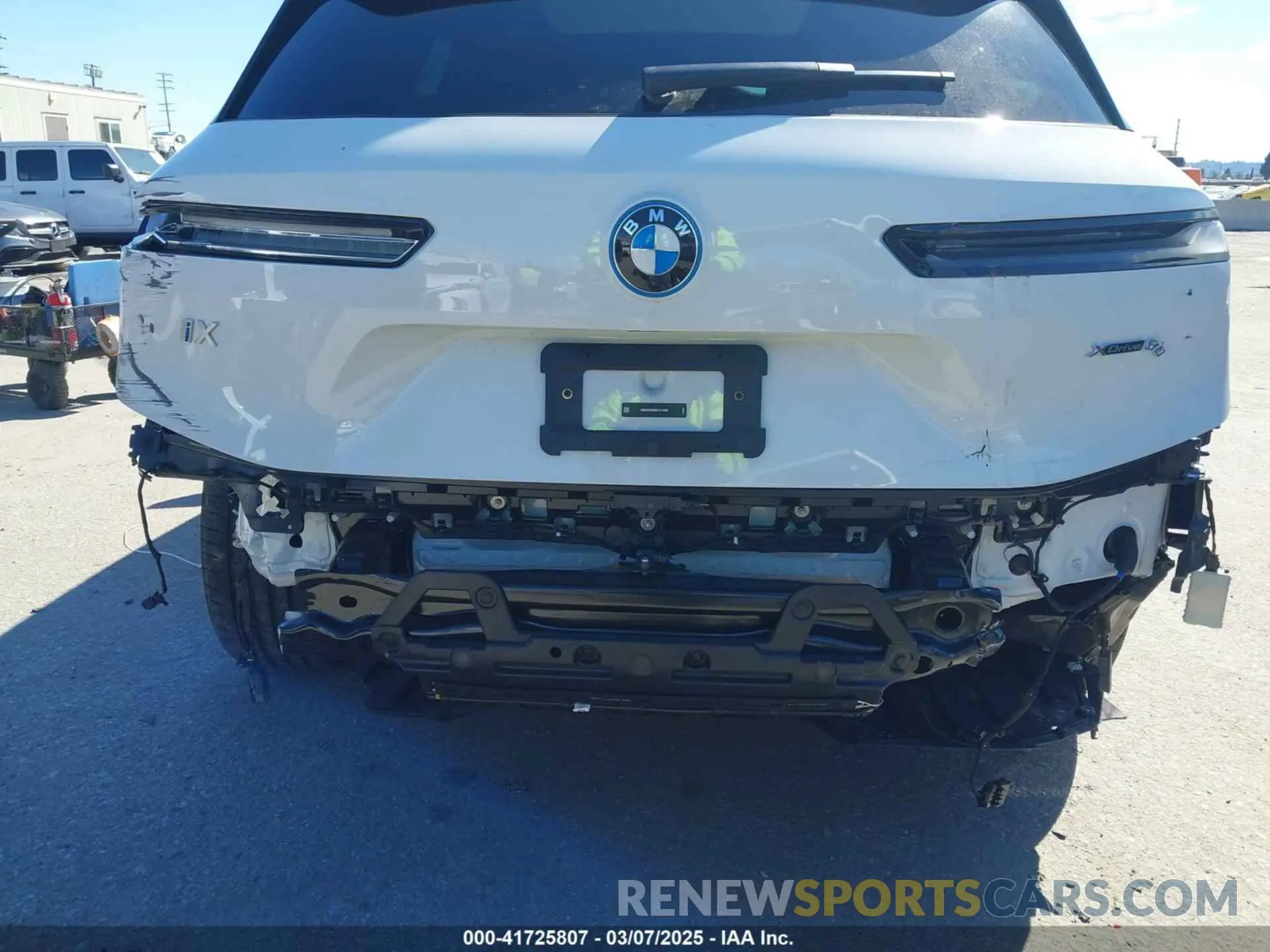 6 Photograph of a damaged car WB523CF05SCS12446 BMW IX 2025