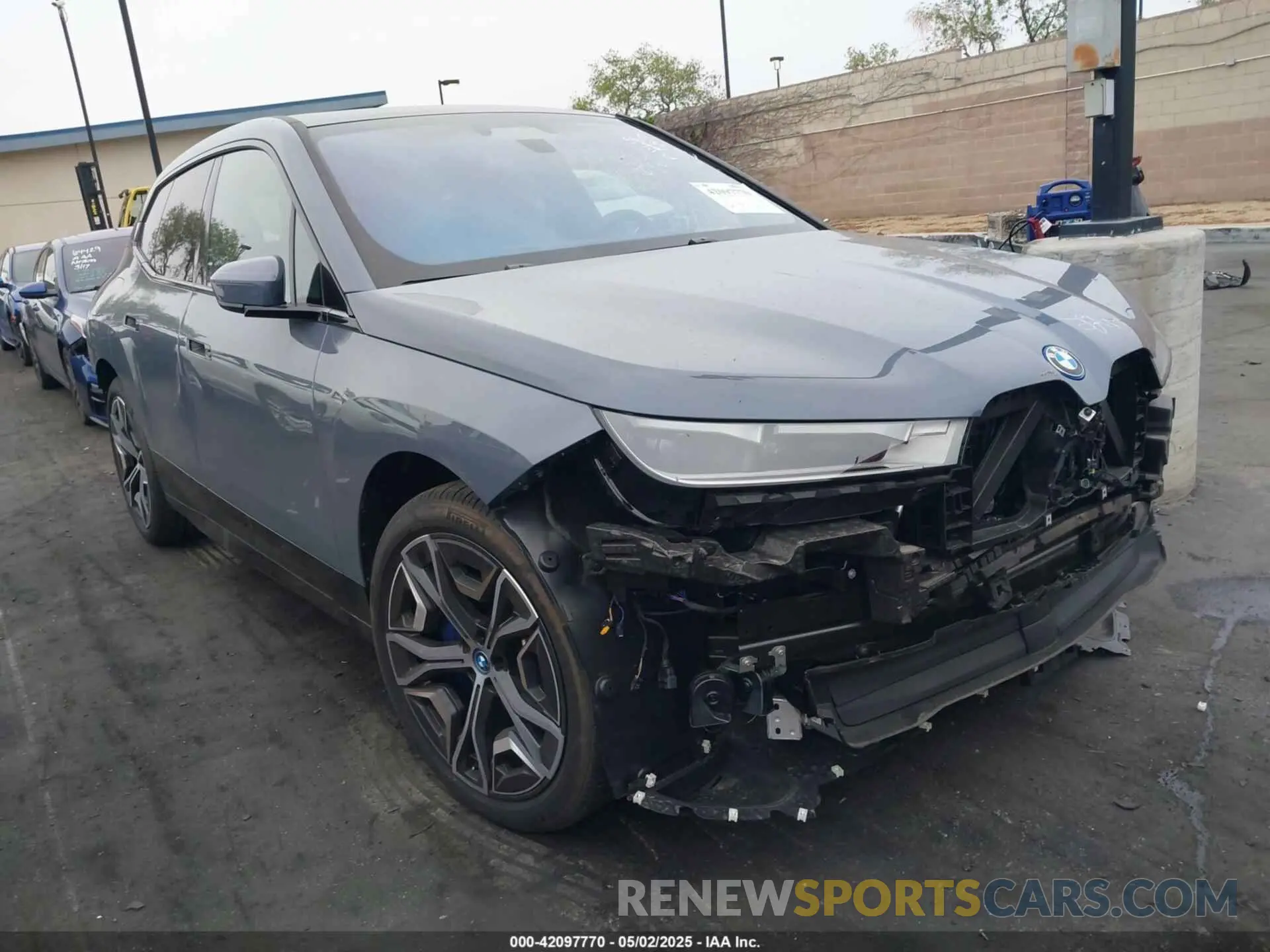 1 Photograph of a damaged car WB523CF07SCT32782 BMW IX 2025