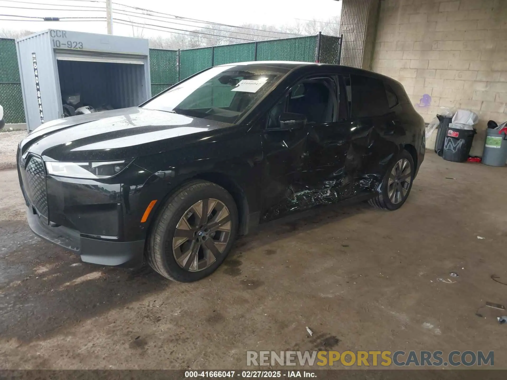2 Photograph of a damaged car WB523CF08SCS59616 BMW IX 2025