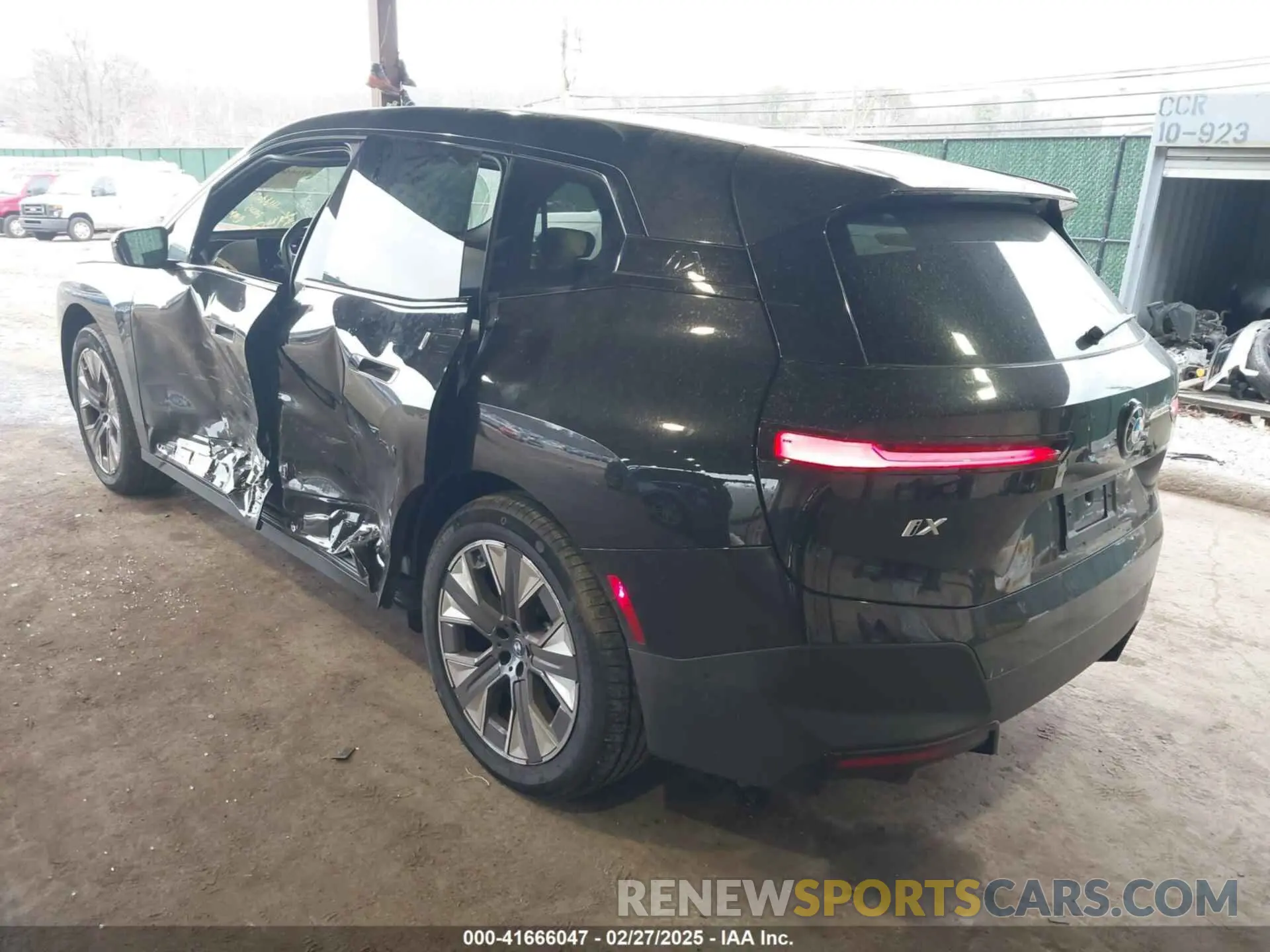 3 Photograph of a damaged car WB523CF08SCS59616 BMW IX 2025