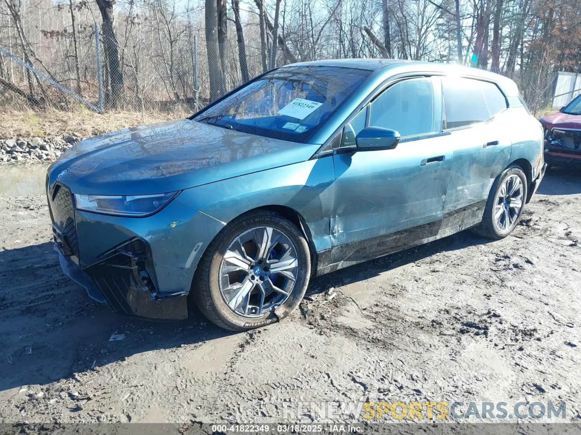 2 Photograph of a damaged car WB523CF09SCS94052 BMW IX 2025
