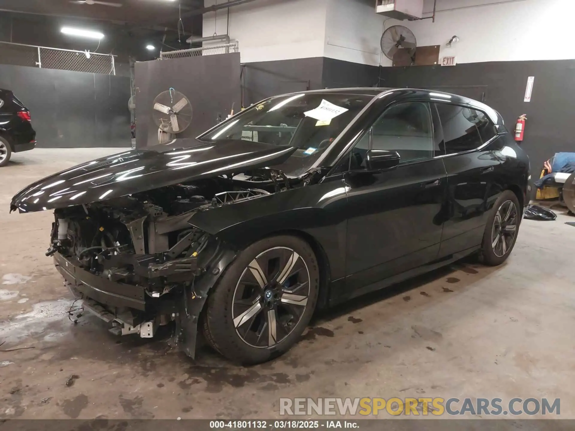 2 Photograph of a damaged car WB533CF02SCS73399 BMW IX 2025