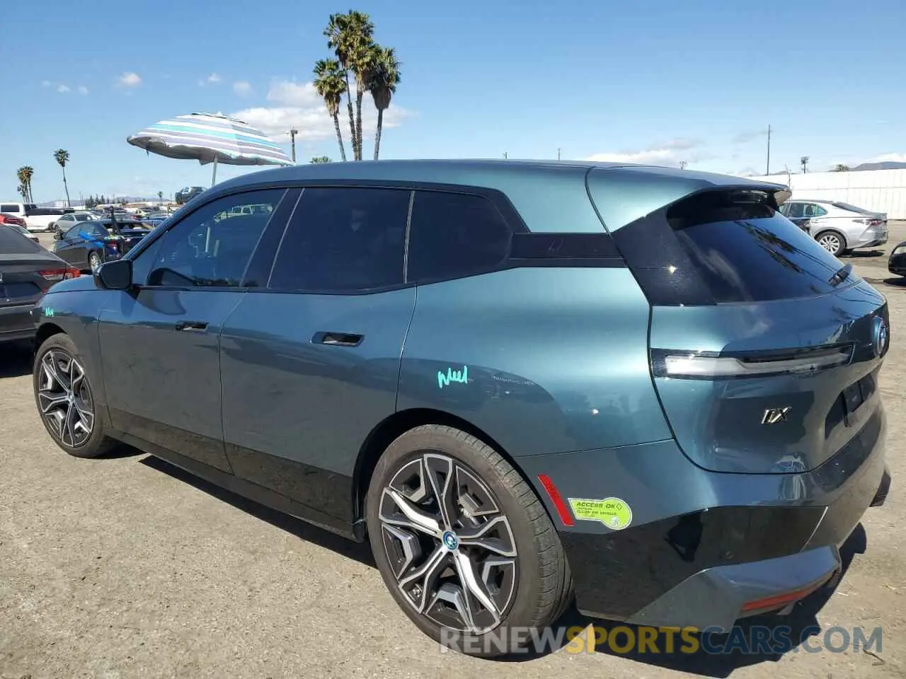 2 Photograph of a damaged car WB533CF01PCM82043 BMW IX M60 2023
