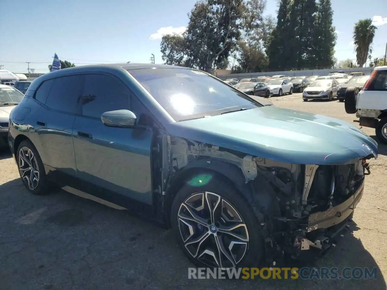 4 Photograph of a damaged car WB533CF01PCM82043 BMW IX M60 2023