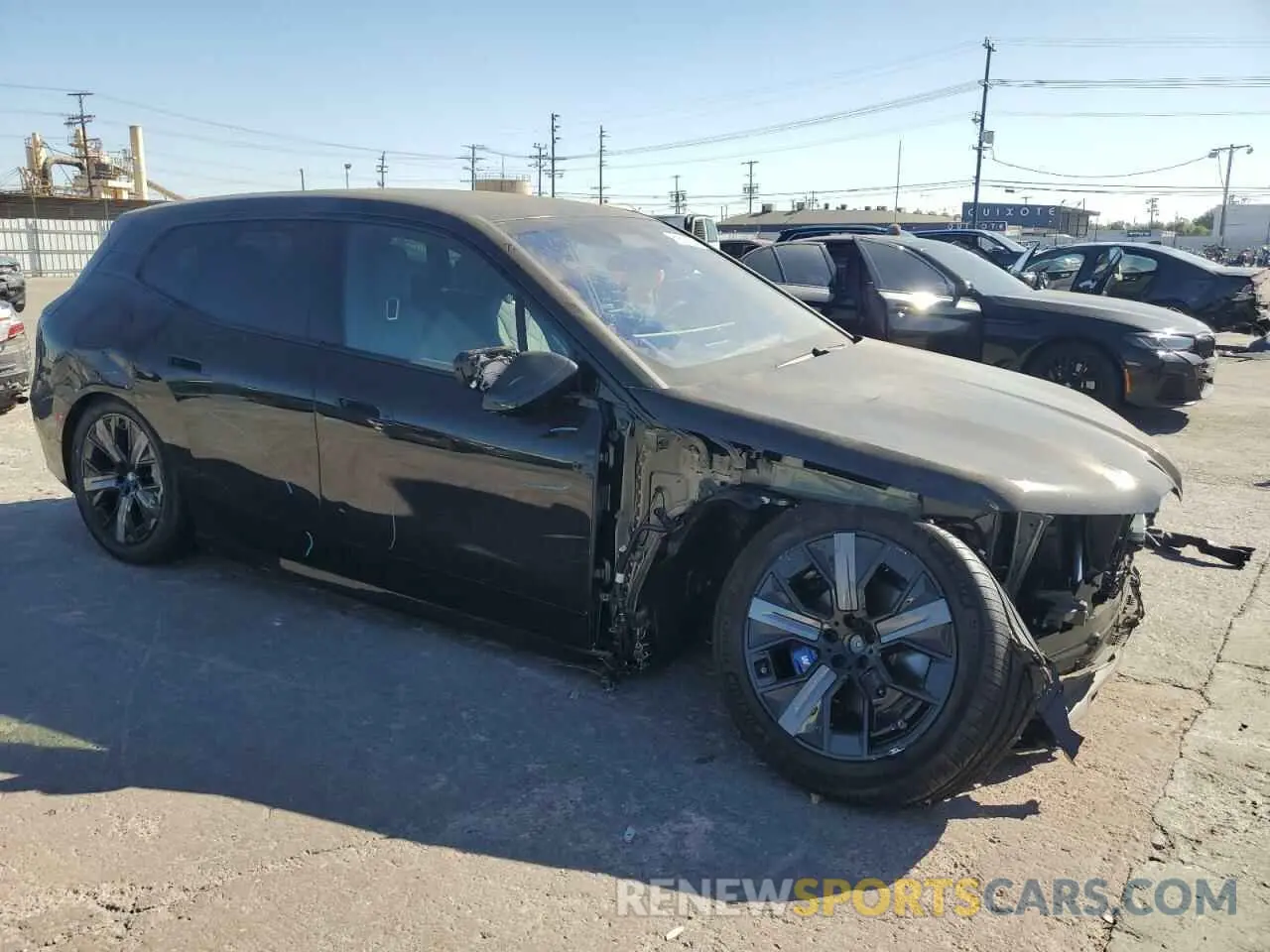 4 Photograph of a damaged car WB533CF01RCR28341 BMW IX M60 2024