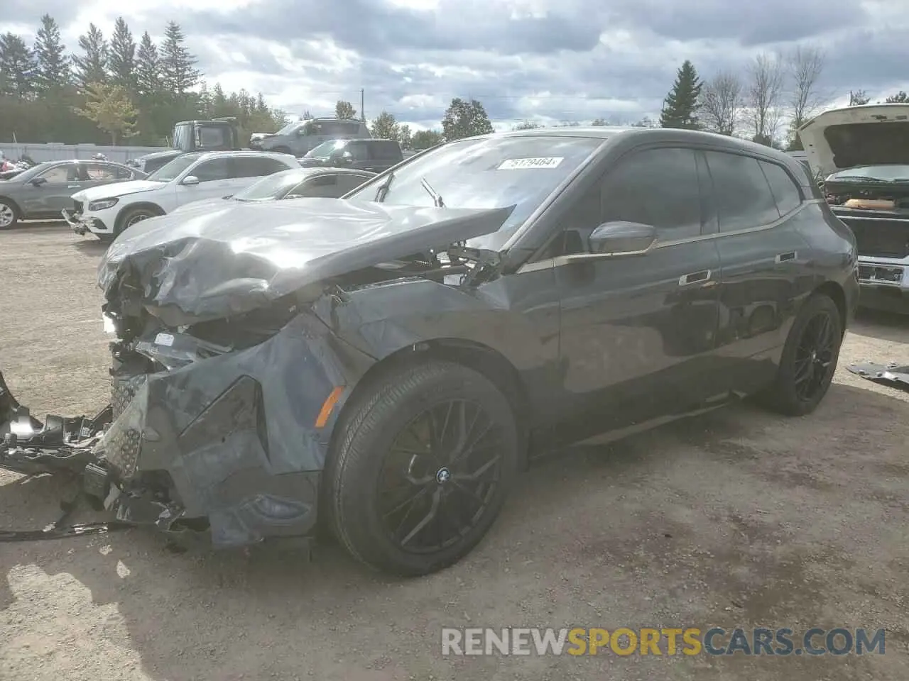 1 Photograph of a damaged car WB513CF01PCK60030 BMW IX XDRIVE4 2023