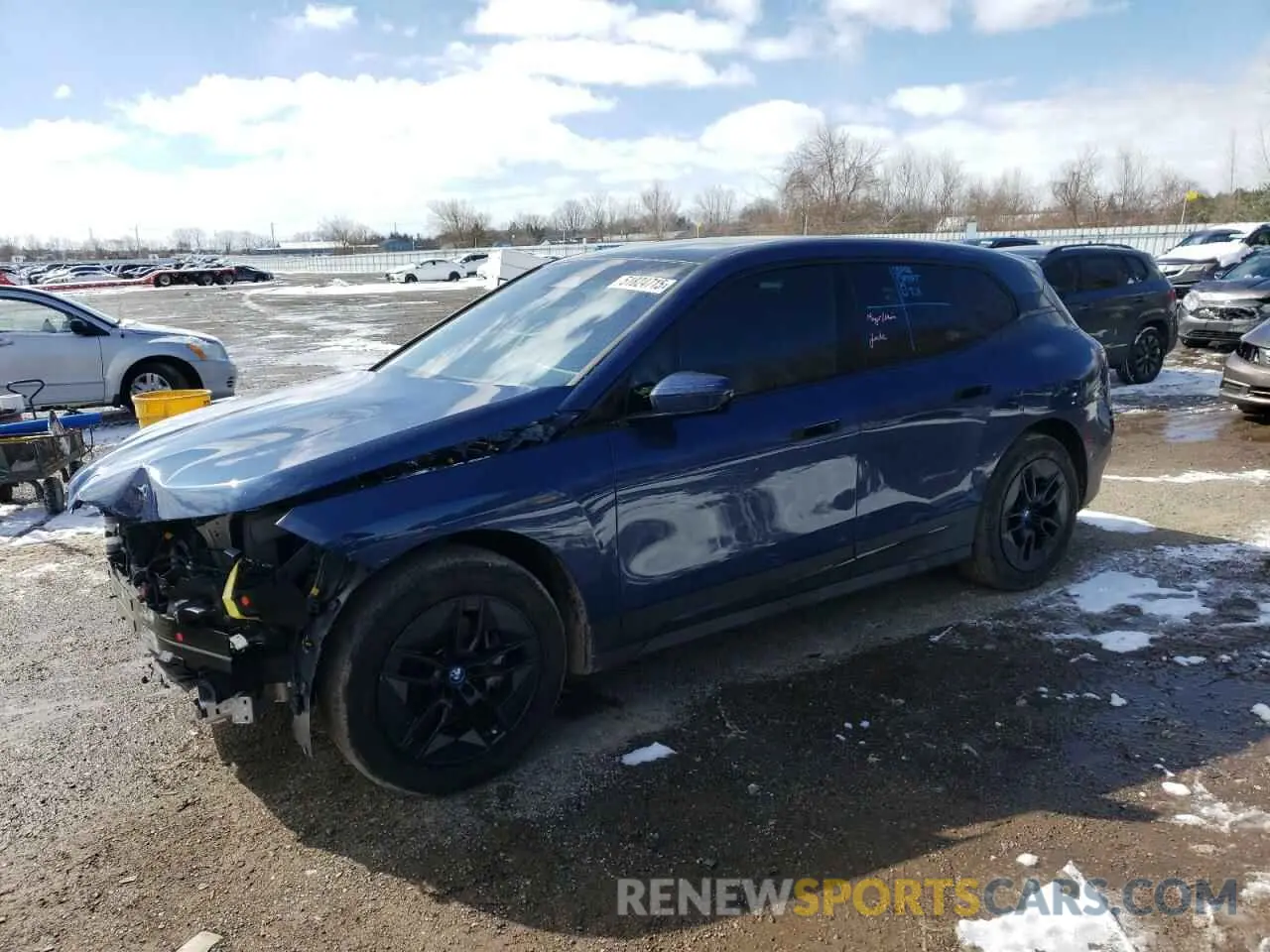 1 Photograph of a damaged car WB513CF09RCP57457 BMW IX XDRIVE4 2024