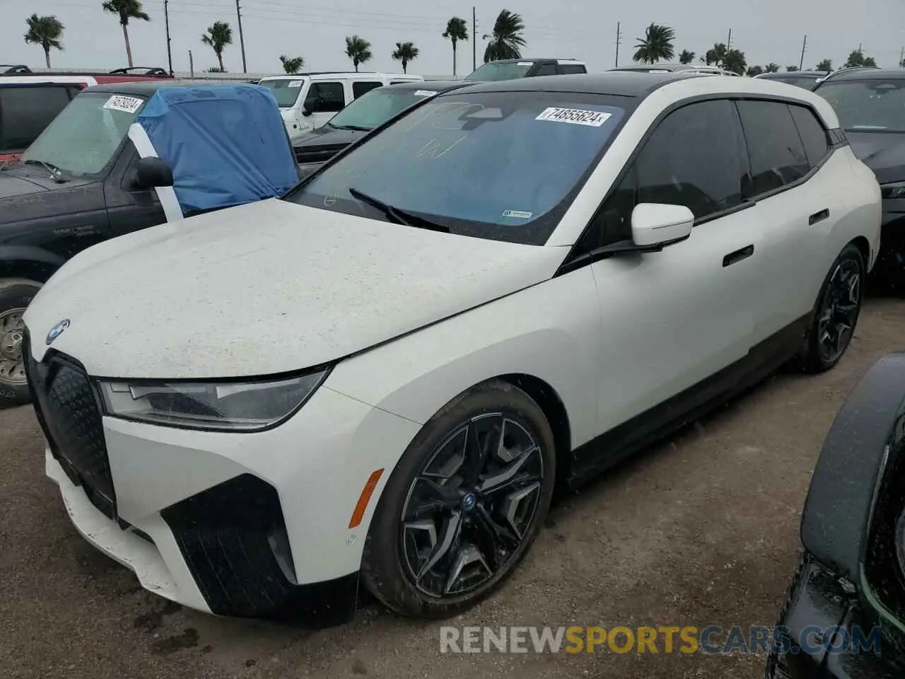 1 Photograph of a damaged car WB523CF0XNCK59055 BMW IX XDRIVE5 2022