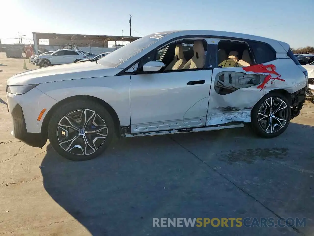 1 Photograph of a damaged car WB523CF08RCP70639 BMW IX XDRIVE5 2024
