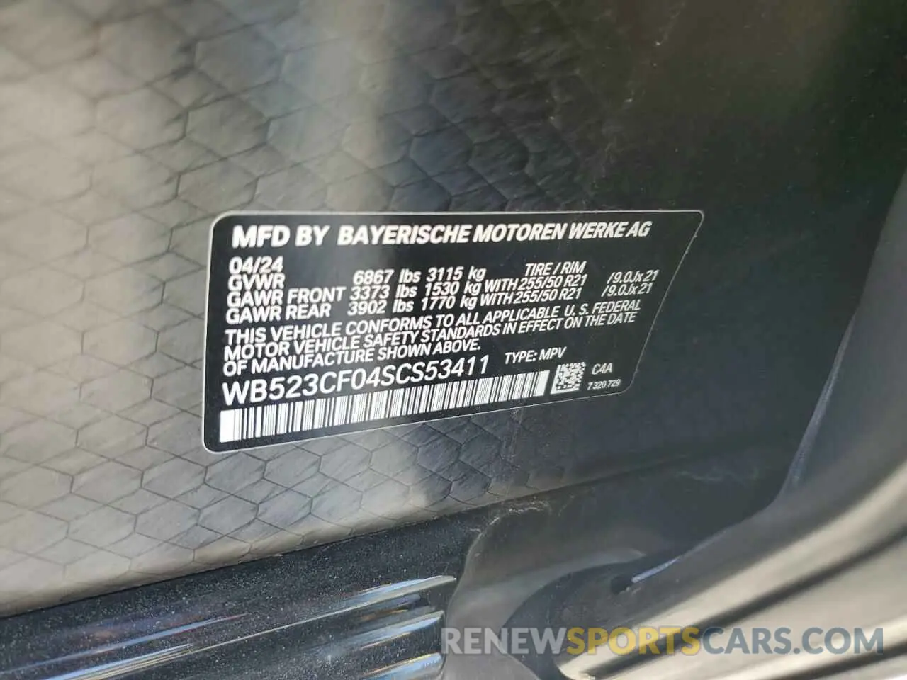 13 Photograph of a damaged car WB523CF04SCS53411 BMW IX XDRIVE5 2025