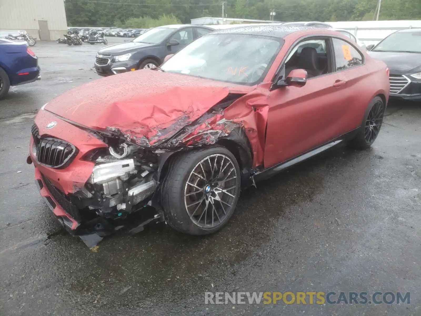 2 Photograph of a damaged car WBS2U7C53KVJ07703 BMW M2 2019