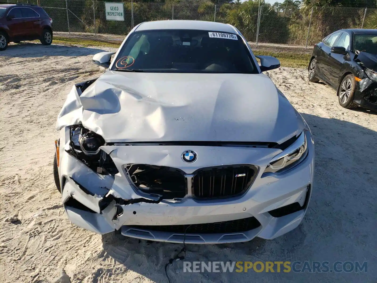 9 Photograph of a damaged car WBS2U7C56K7D14318 BMW M2 2019