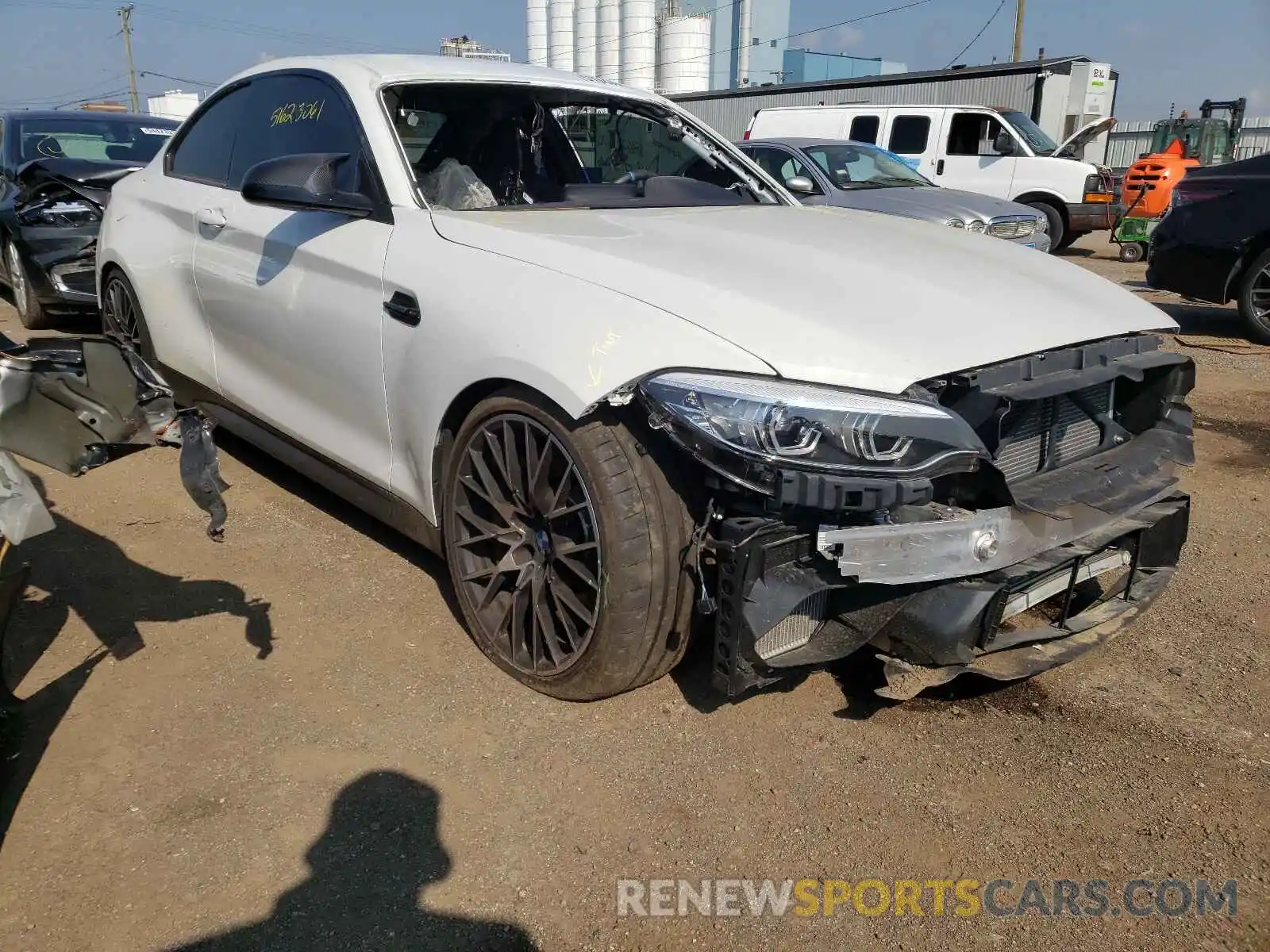 1 Photograph of a damaged car WBS2U7C57KVB09019 BMW M2 2019