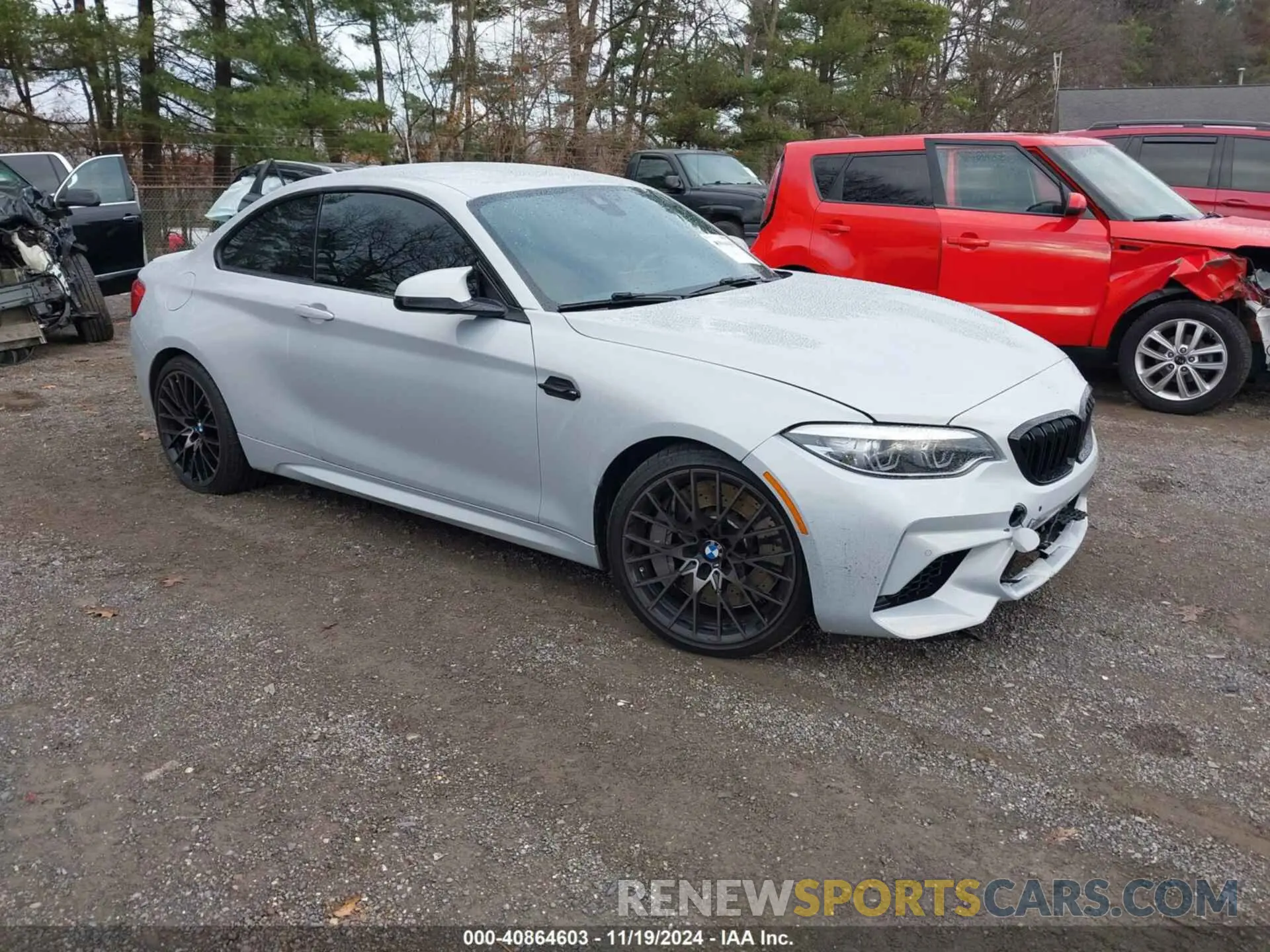 1 Photograph of a damaged car WBS2U7C59KVB09247 BMW M2 2019