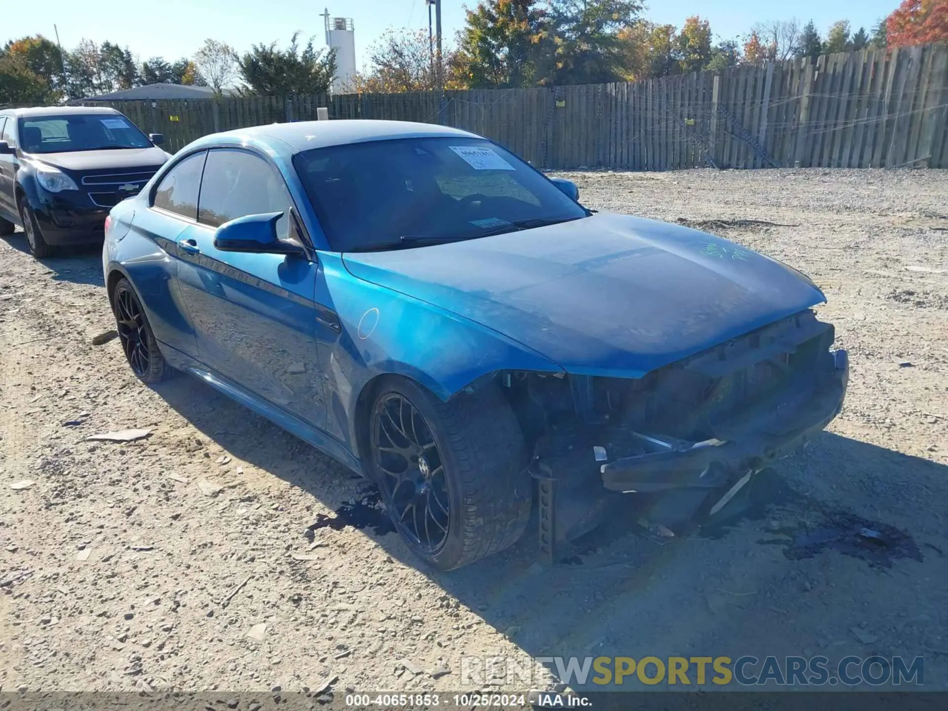1 Photograph of a damaged car WBS2U7C5XK7D06755 BMW M2 2019