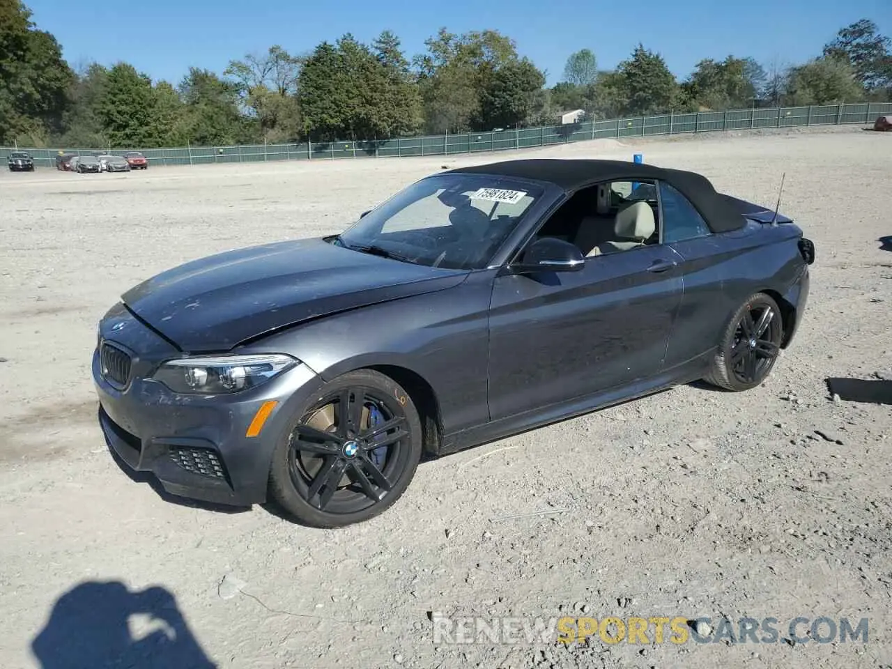1 Photograph of a damaged car WBA2N1C09L7E23540 BMW M2 2020