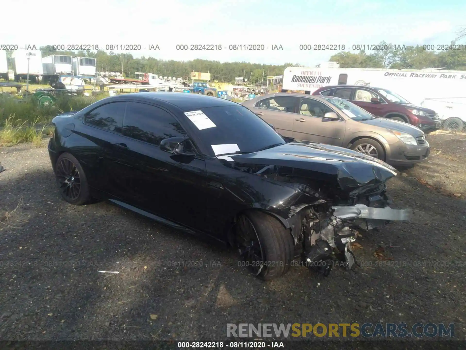 1 Photograph of a damaged car WBS2U7C00L7F04024 BMW M2 2020