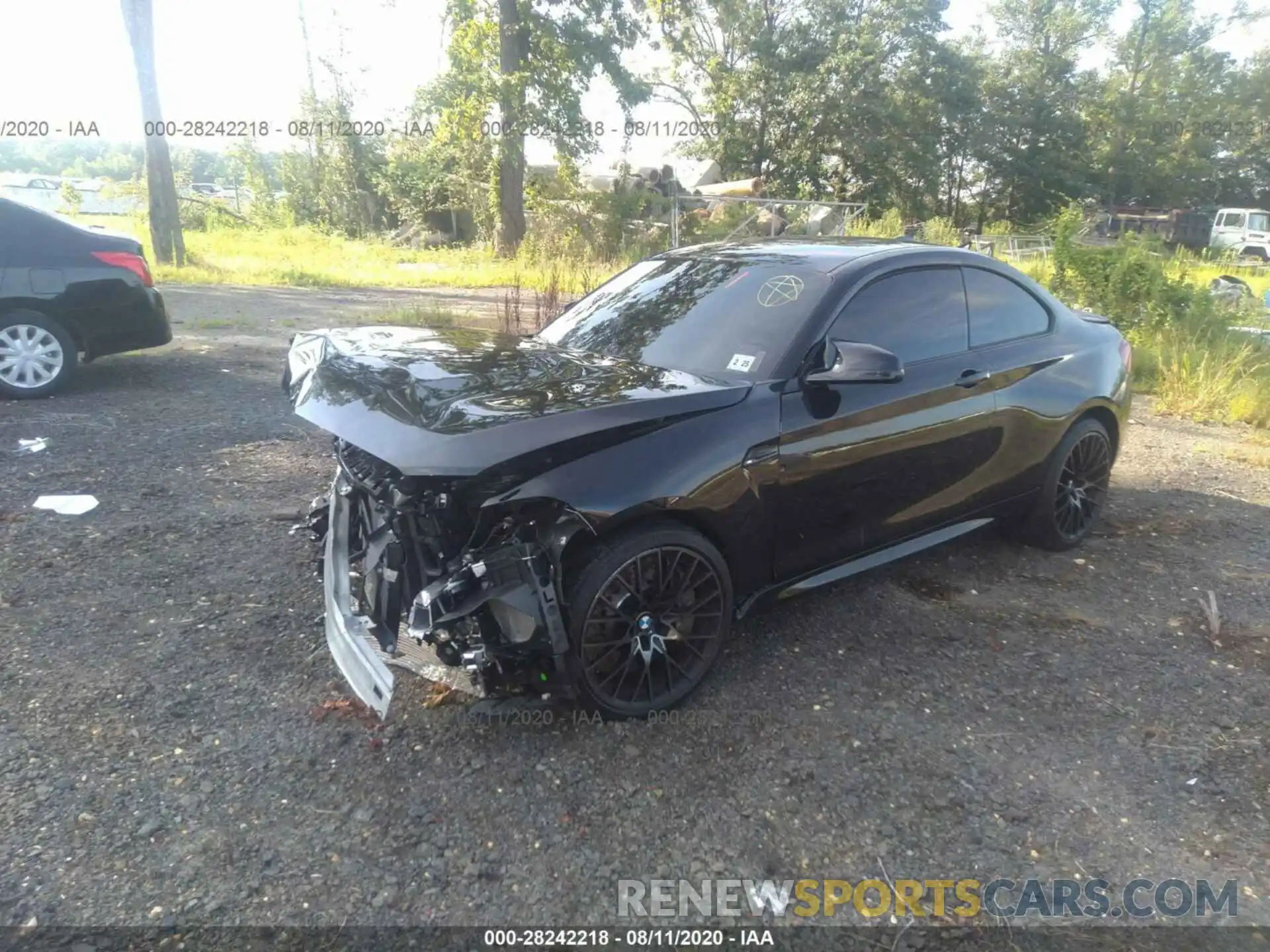 2 Photograph of a damaged car WBS2U7C00L7F04024 BMW M2 2020