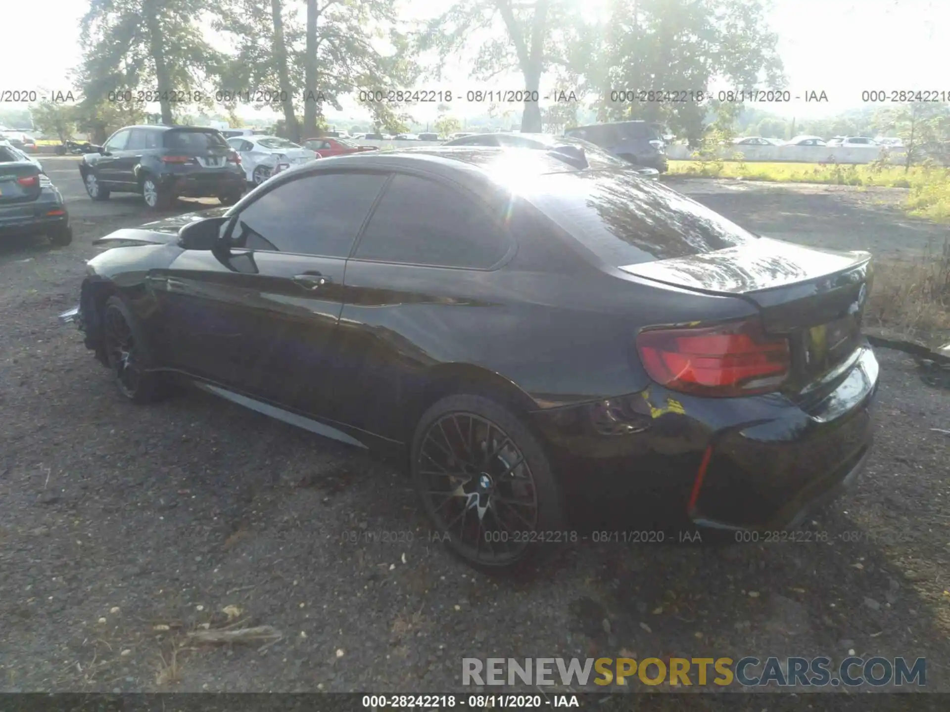 3 Photograph of a damaged car WBS2U7C00L7F04024 BMW M2 2020