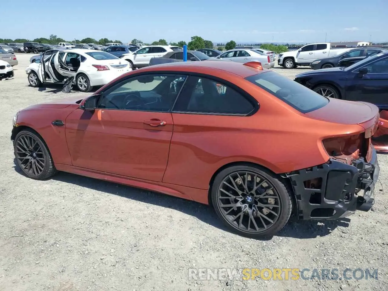 2 Photograph of a damaged car WBS2U7C01L7E35120 BMW M2 2020