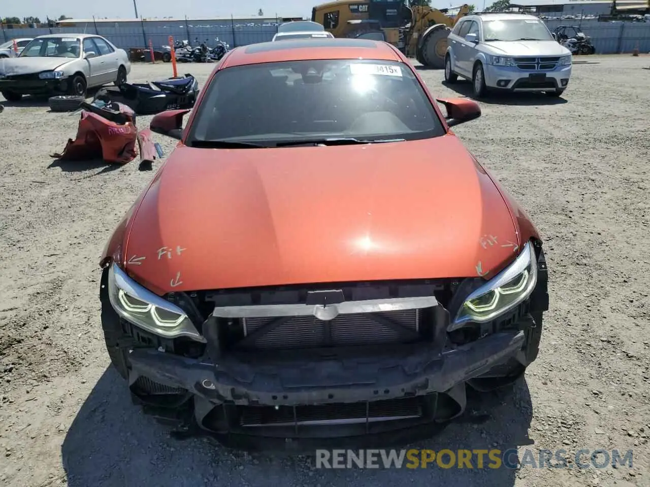5 Photograph of a damaged car WBS2U7C01L7E35120 BMW M2 2020