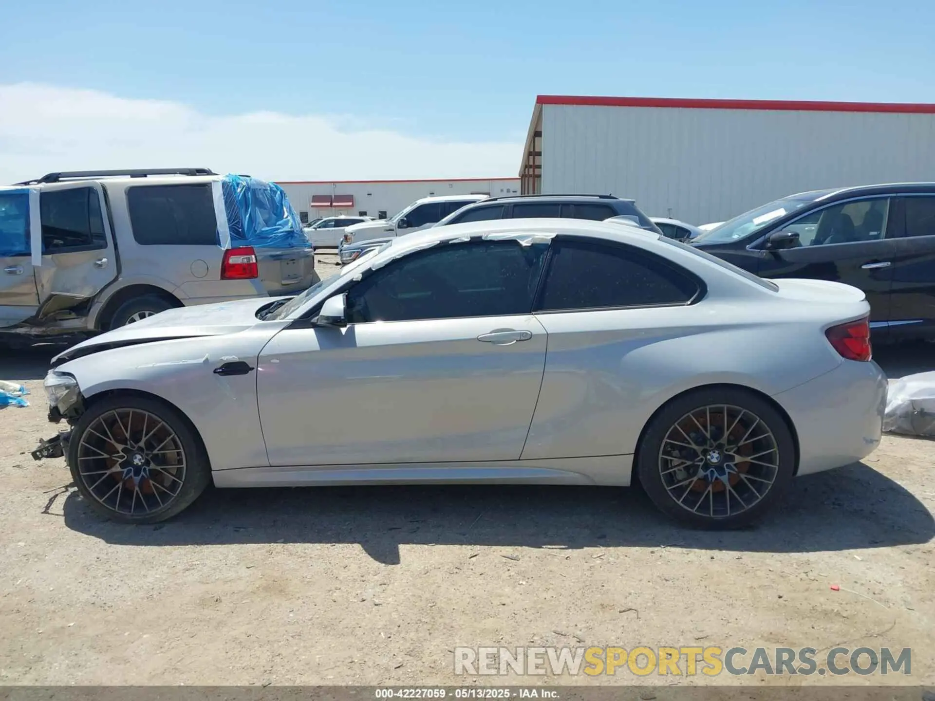 13 Photograph of a damaged car WBS2U7C02L7D97896 BMW M2 2020