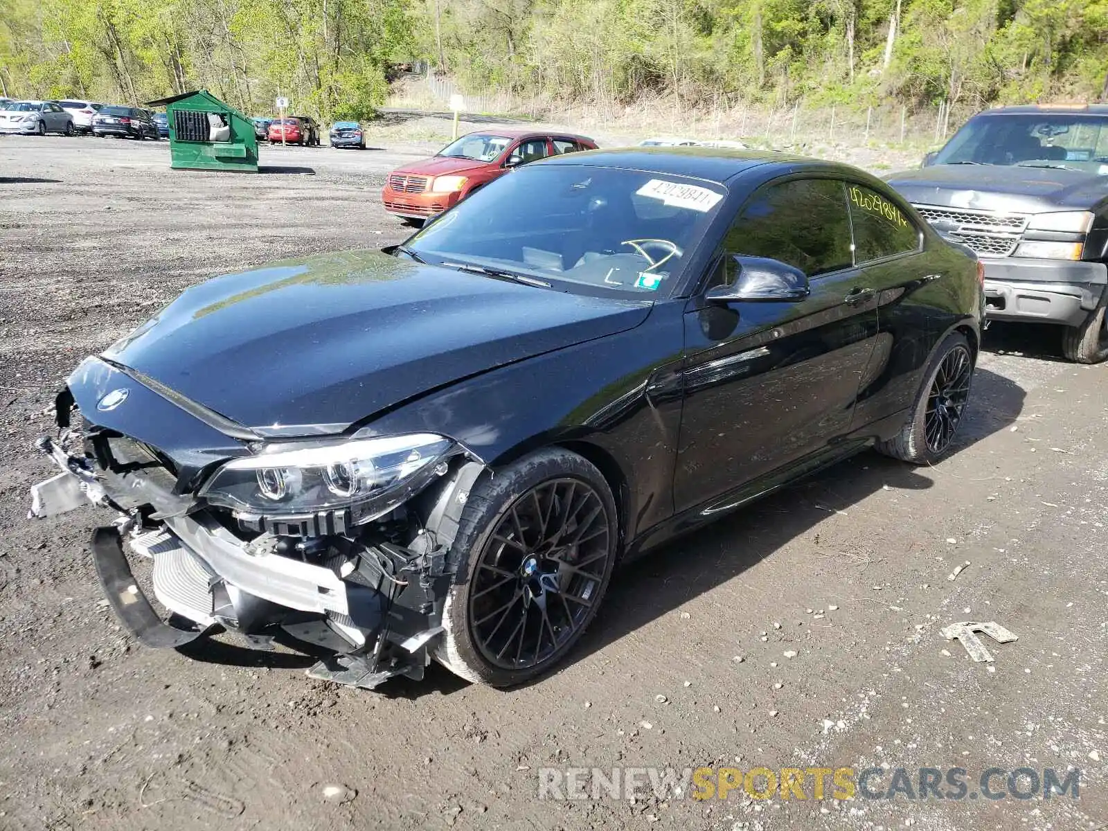 2 Photograph of a damaged car WBS2U7C03L7F80563 BMW M2 2020