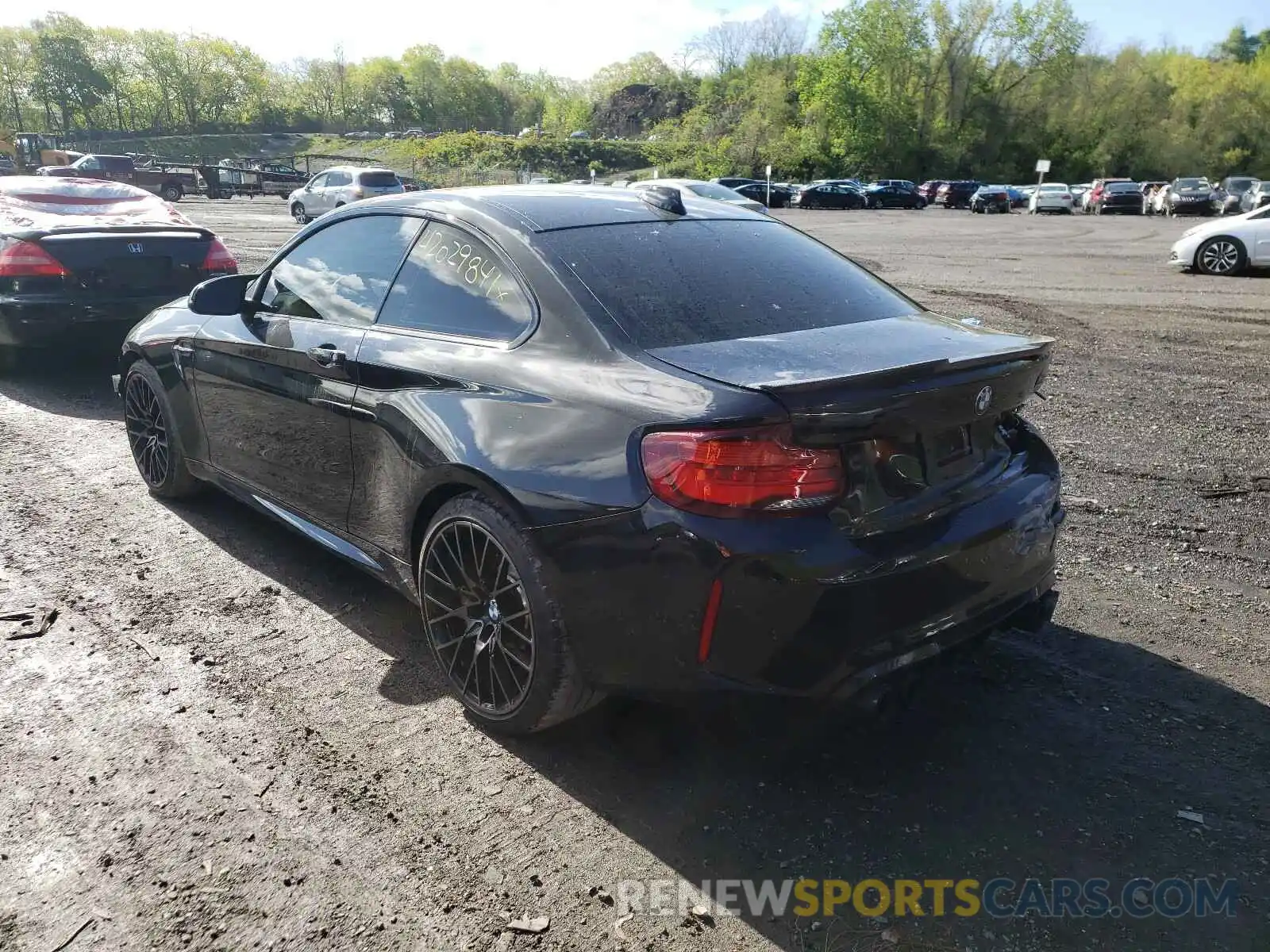 3 Photograph of a damaged car WBS2U7C03L7F80563 BMW M2 2020