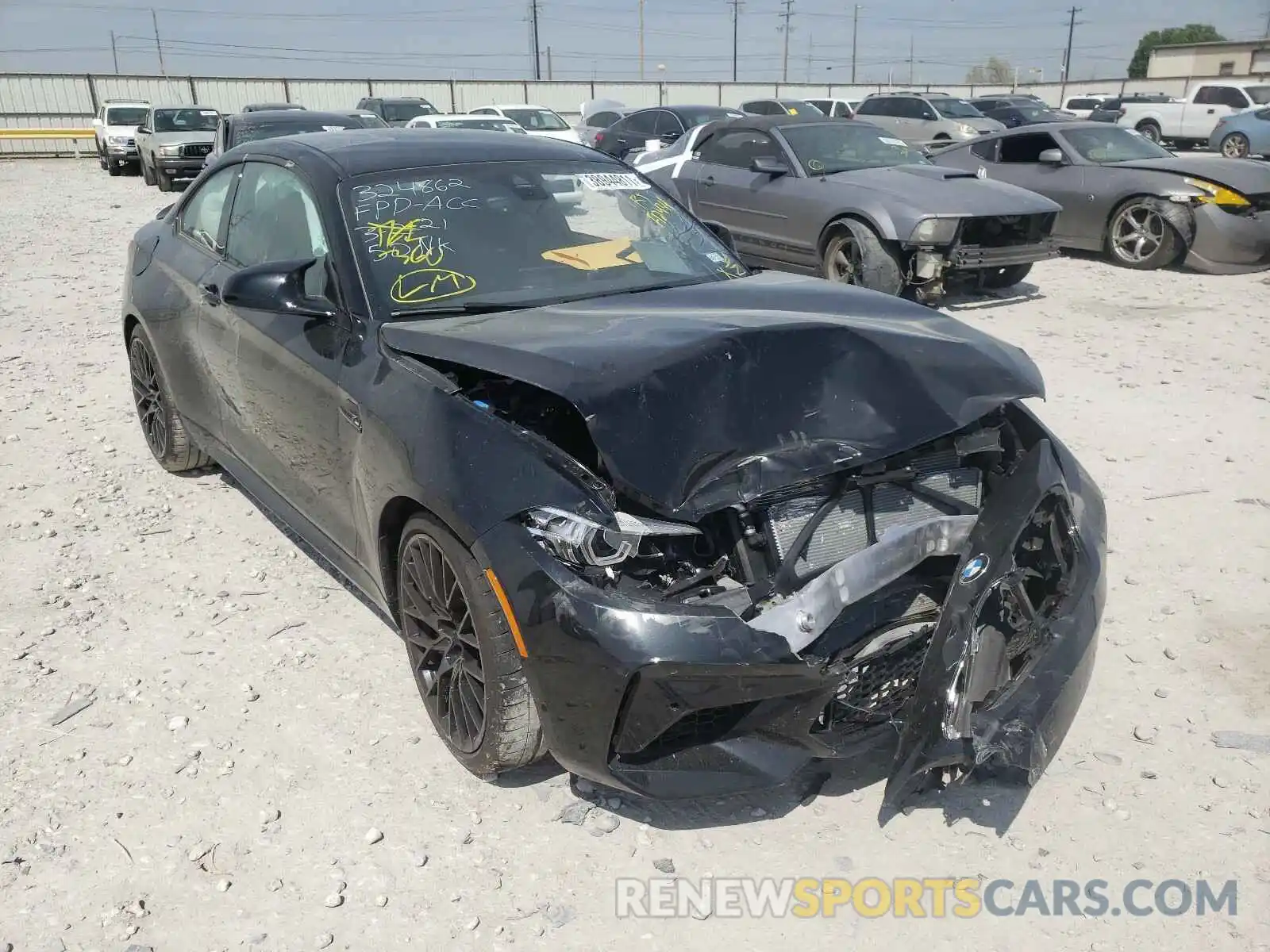 1 Photograph of a damaged car WBS2U7C04L7F12434 BMW M2 2020