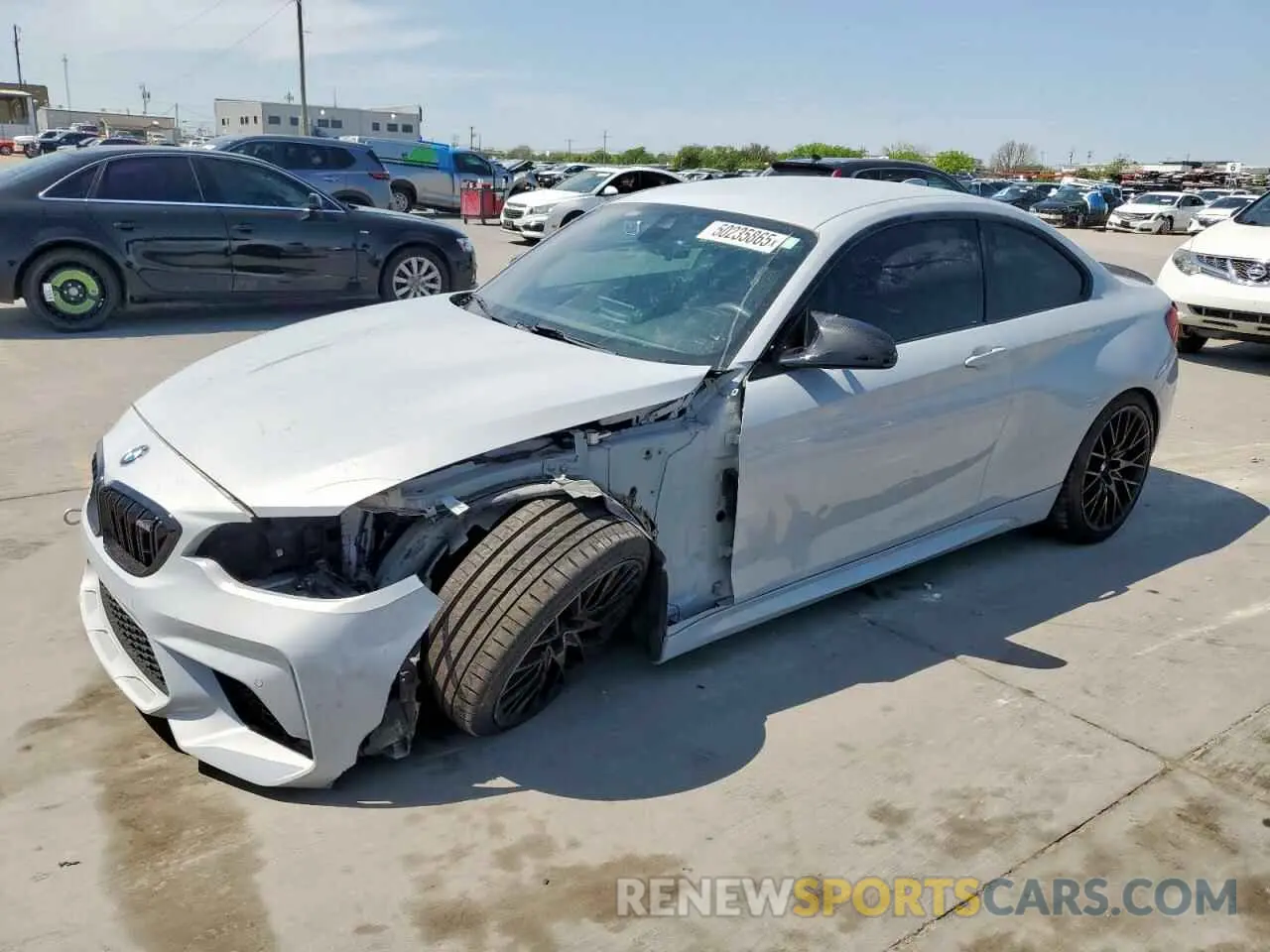 1 Photograph of a damaged car WBS2U7C06L7E16840 BMW M2 2020
