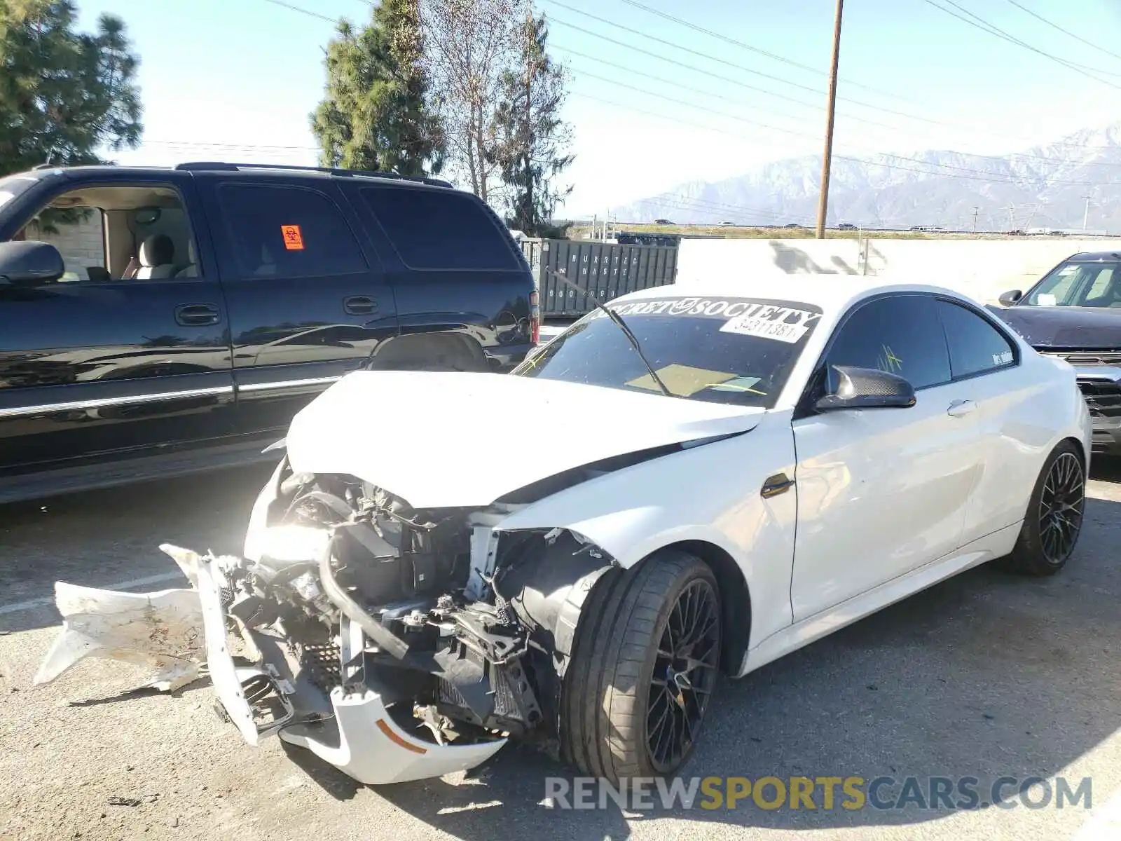 2 Photograph of a damaged car WBS2U7C07L7E78523 BMW M2 2020