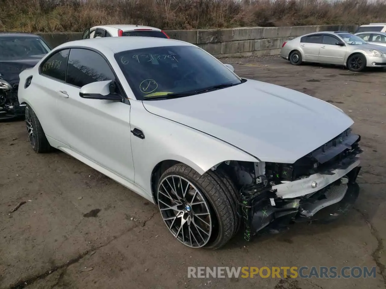 1 Photograph of a damaged car WBS2U7C08L7E29444 BMW M2 2020