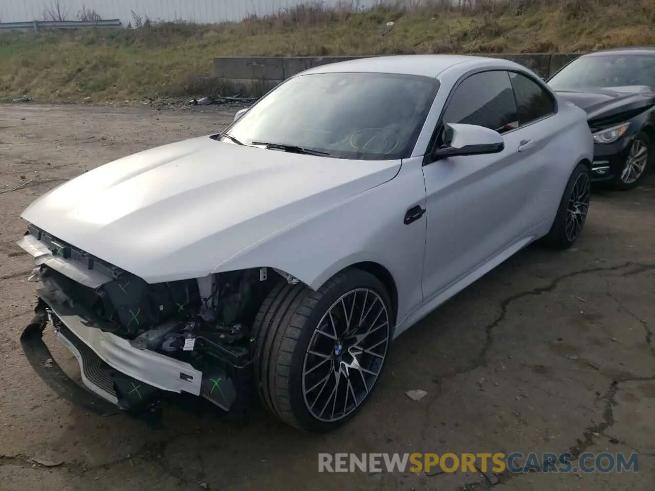 2 Photograph of a damaged car WBS2U7C08L7E29444 BMW M2 2020