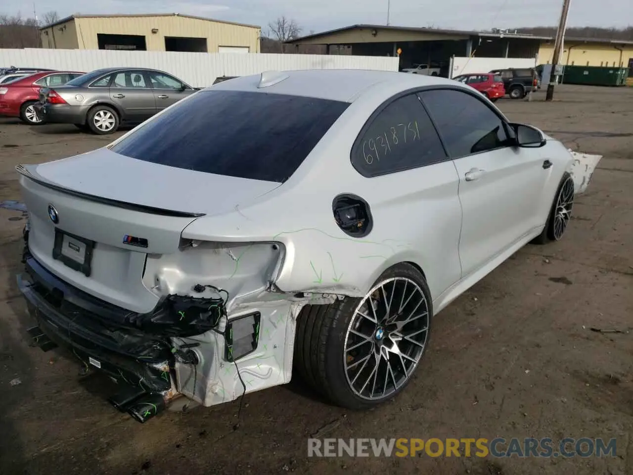 4 Photograph of a damaged car WBS2U7C08L7E29444 BMW M2 2020