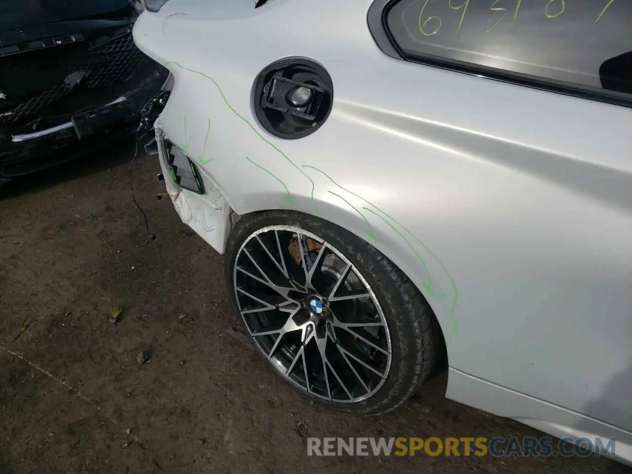 9 Photograph of a damaged car WBS2U7C08L7E29444 BMW M2 2020