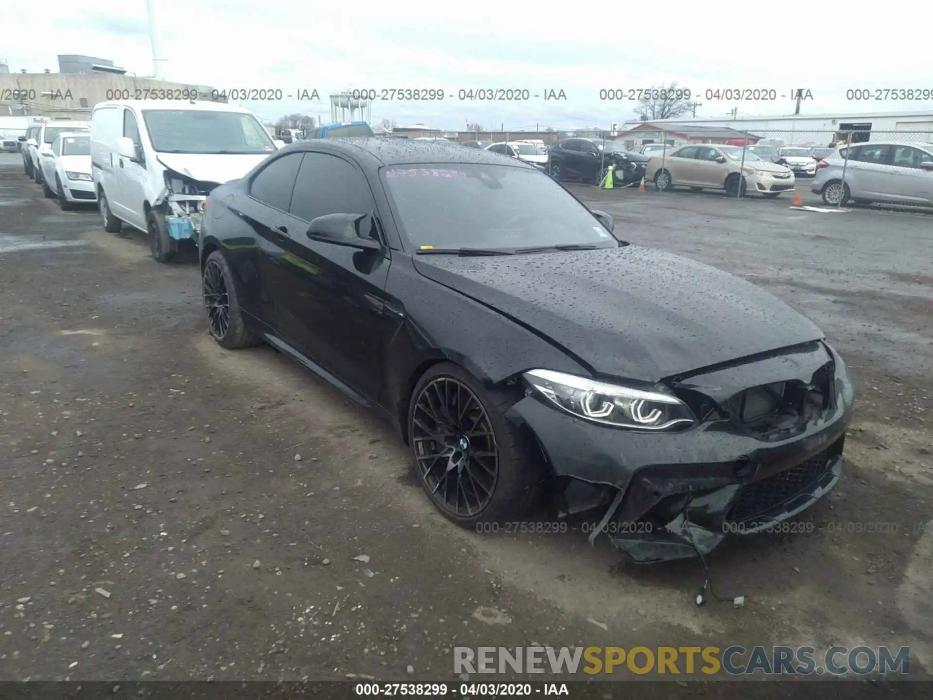 1 Photograph of a damaged car WBS2U7C09L7E83240 BMW M2 2020