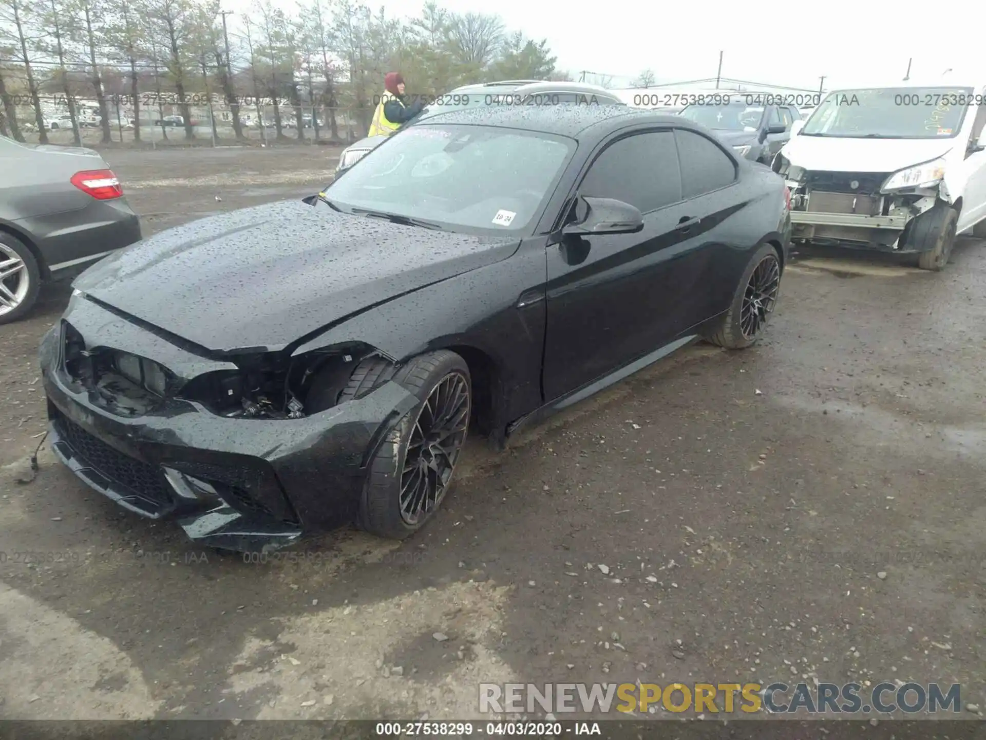 2 Photograph of a damaged car WBS2U7C09L7E83240 BMW M2 2020