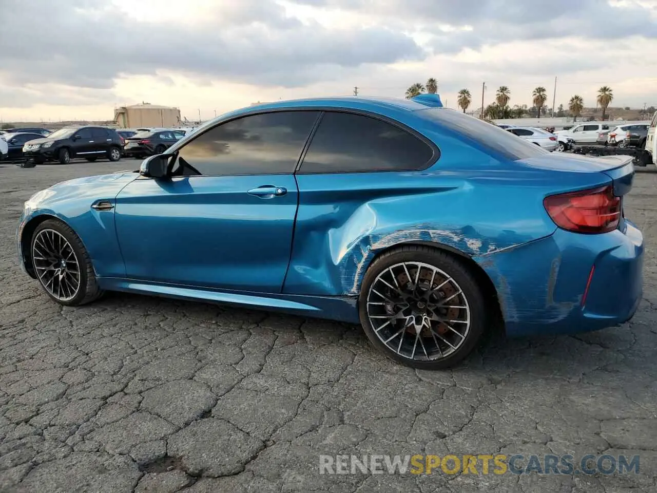 2 Photograph of a damaged car WBS2U7C09L7F04099 BMW M2 2020