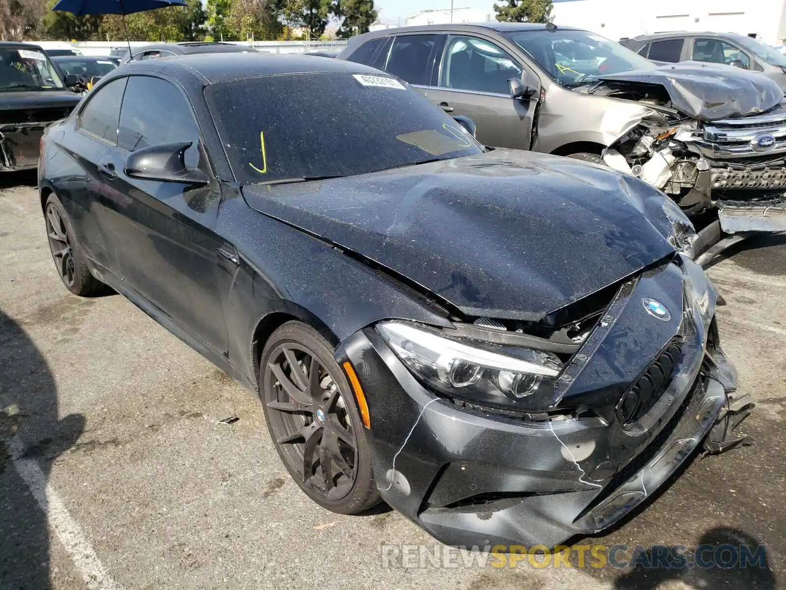 1 Photograph of a damaged car WBS2U7C09L7G27515 BMW M2 2020