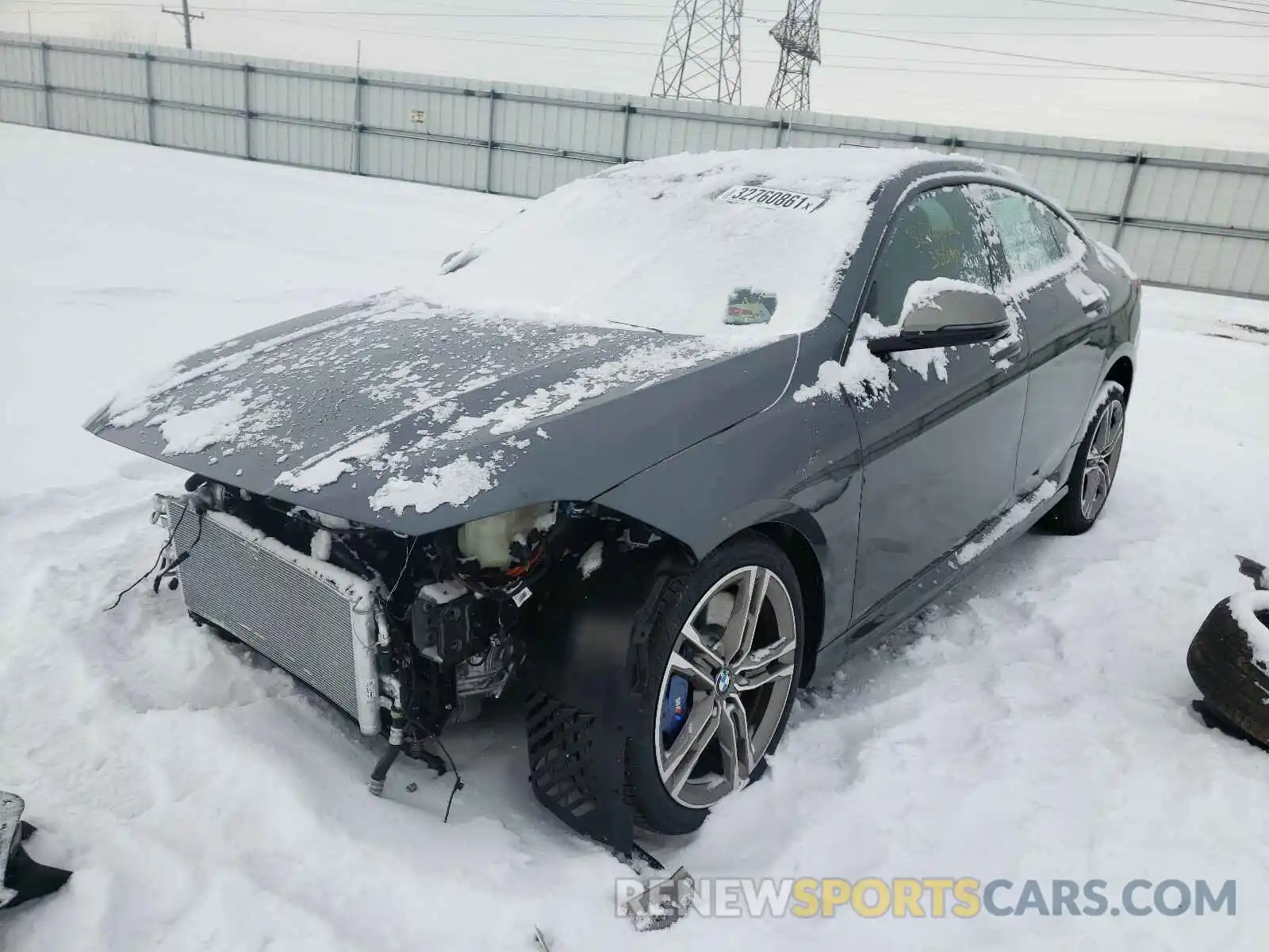 2 Photograph of a damaged car WBA13AL02M7H01942 BMW M2 2021