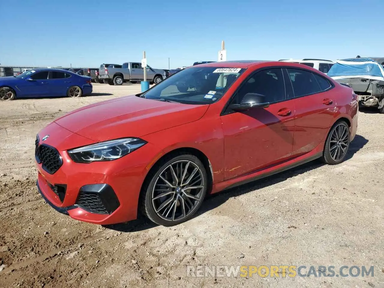 1 Photograph of a damaged car WBA13AL02M7H72672 BMW M2 2021