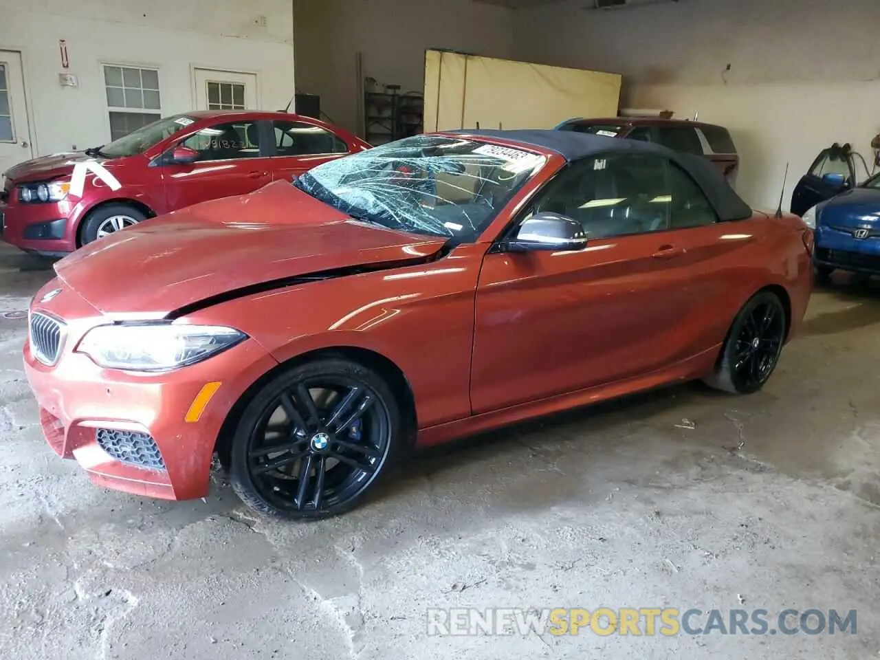 1 Photograph of a damaged car WBA2N3C03M7J73903 BMW M2 2021