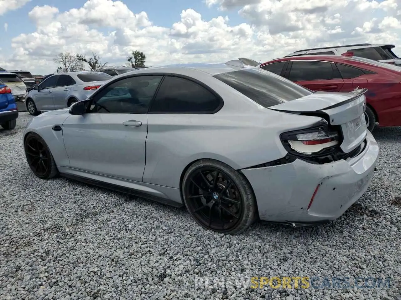 2 Photograph of a damaged car WBS2U7C01M7H70881 BMW M2 2021