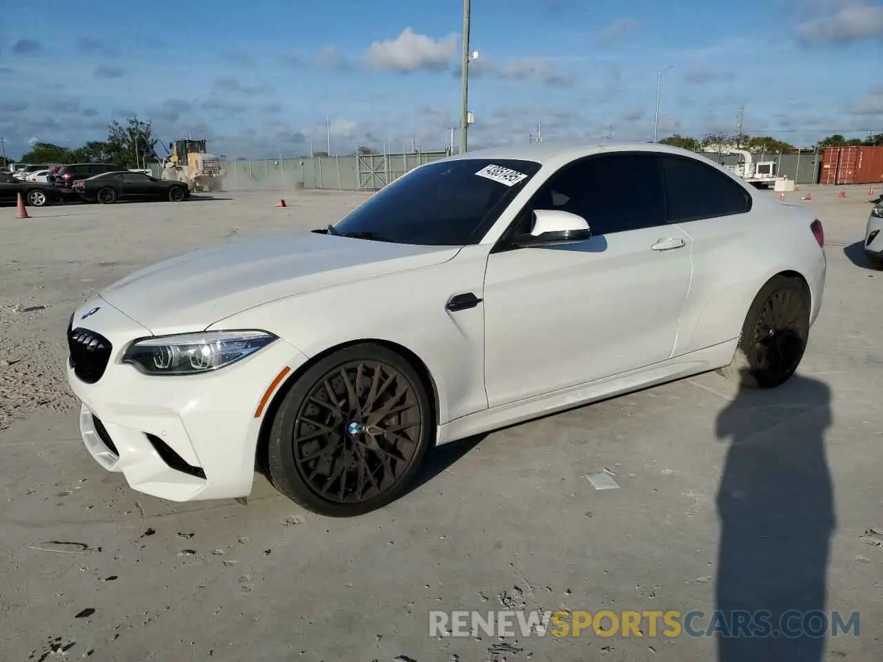 1 Photograph of a damaged car WBS2U7C04M7J45680 BMW M2 2021
