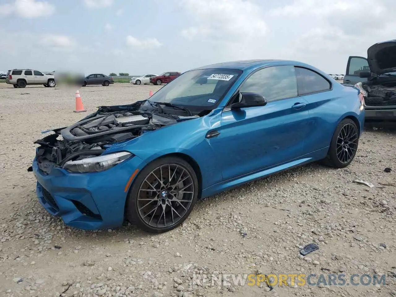 1 Photograph of a damaged car WBS2U7C05M7H42453 BMW M2 2021