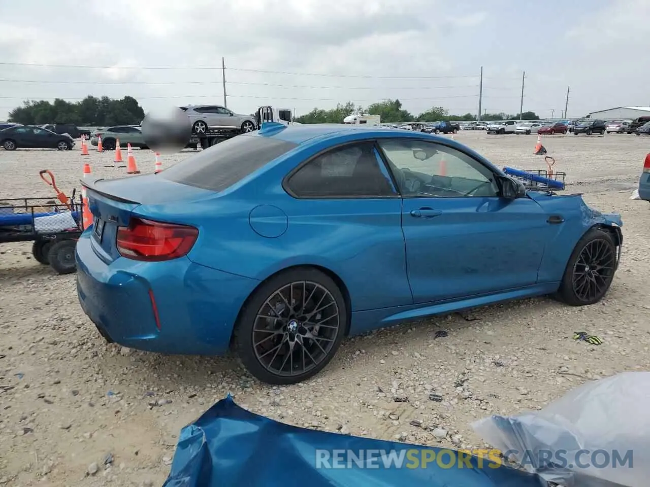 3 Photograph of a damaged car WBS2U7C05M7H42453 BMW M2 2021