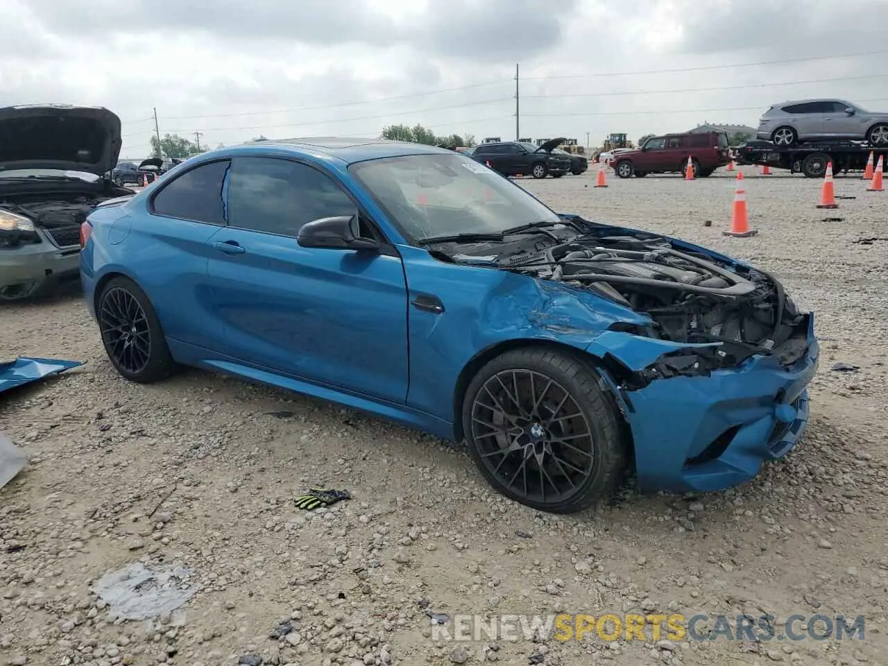 4 Photograph of a damaged car WBS2U7C05M7H42453 BMW M2 2021