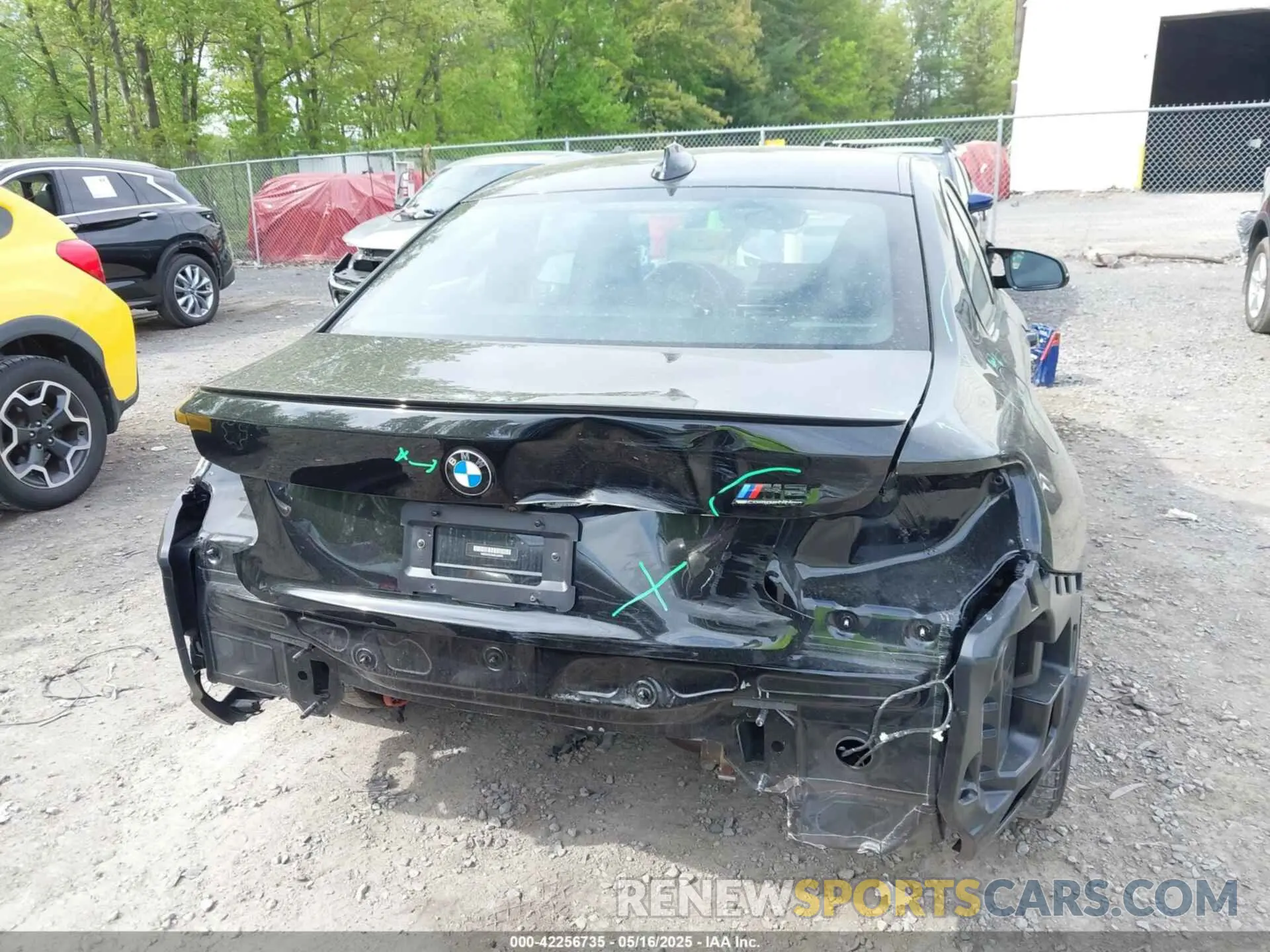 6 Photograph of a damaged car WBS2U7C05M7J18701 BMW M2 2021