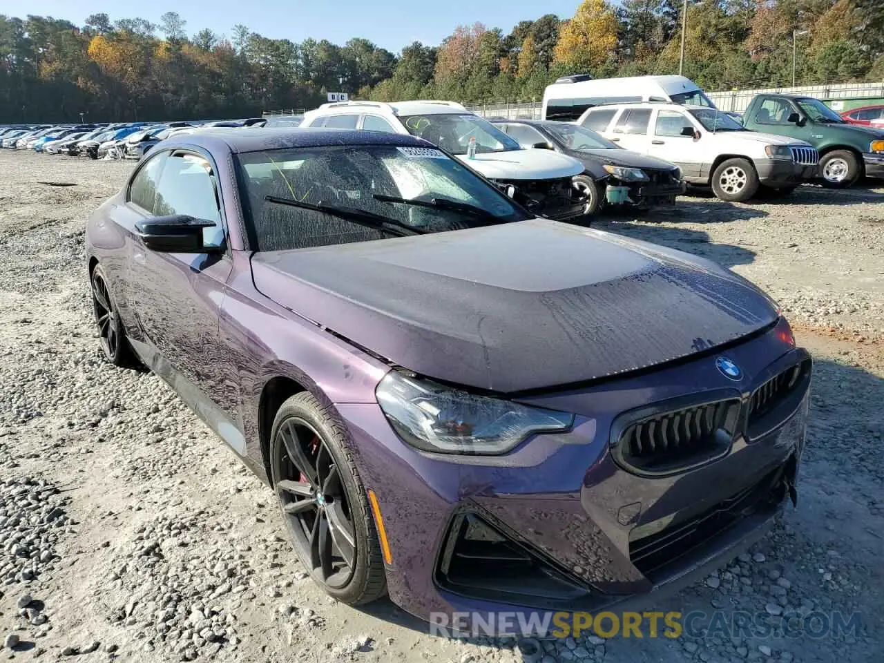 1 Photograph of a damaged car 3MW53CM05N8C41071 BMW M2 2022