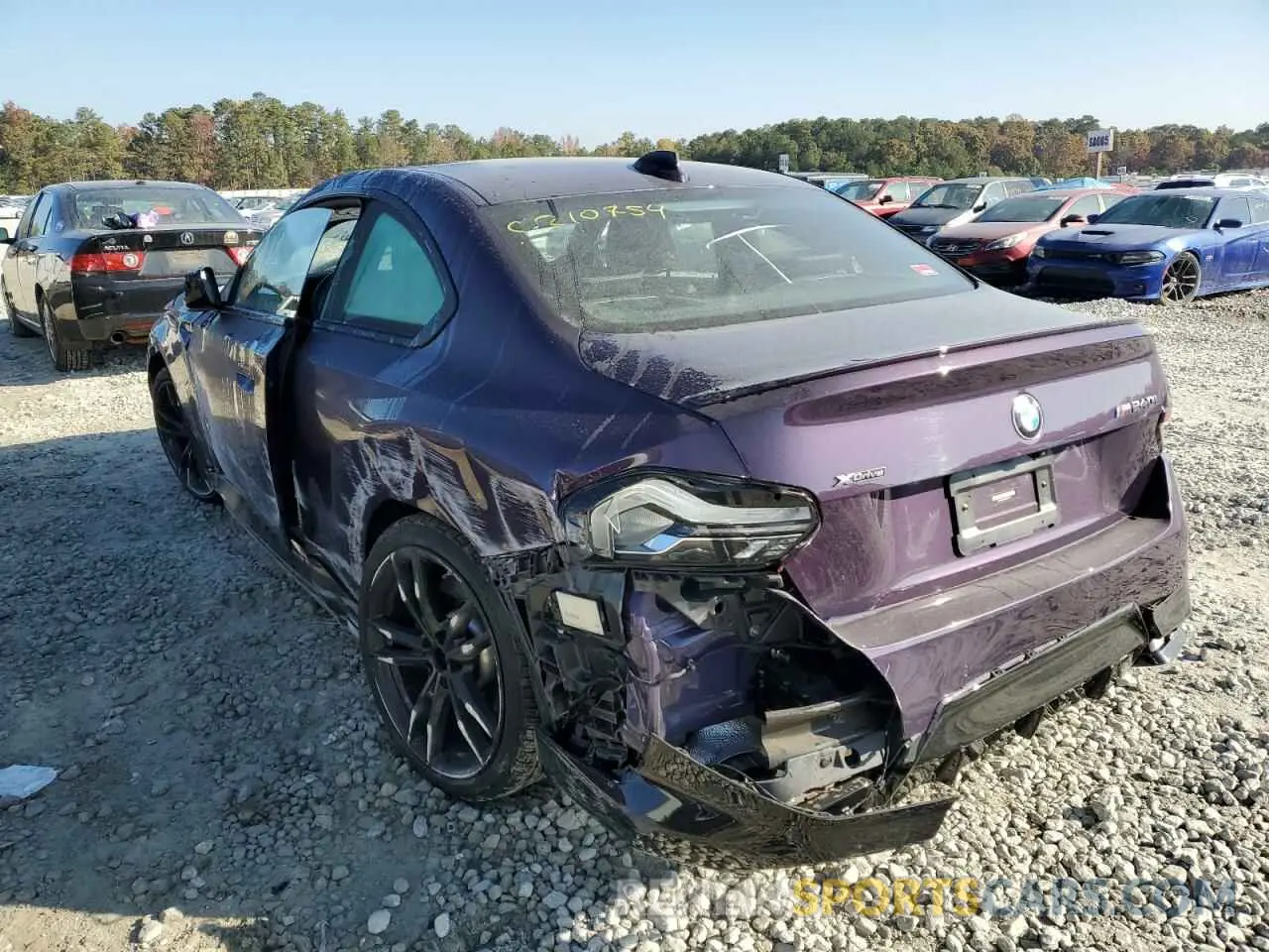3 Photograph of a damaged car 3MW53CM05N8C41071 BMW M2 2022